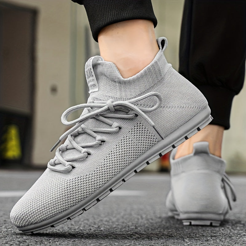 Men's Slip on Sock Sneakers Odor resistant Athletic Shoes