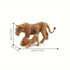 Realistic Lion Model Animal Model Toys Desktop Display Garden Display