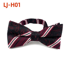 Men's Floral Bow Tie for Wedding Groomsmen