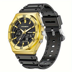 Women's Chronograph Dual Display Waterproof Sports Watch