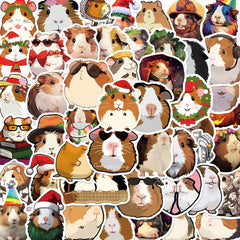 Guinea Pig Waterproof Stickers Scrapbook Laptop Skateboard Water Bottle