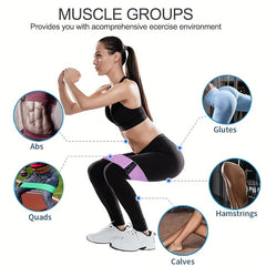 3pcs Yoga Elastic Stretching Bands Hip Exercise Tension Bands