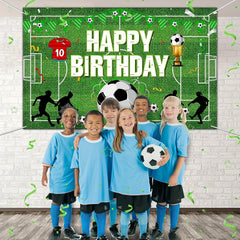 Soccer Ball Party Banner Soccer Birthday Decorations