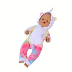 Unicorn Baby Doll Onesie Fits 16-18 Inch Dolls