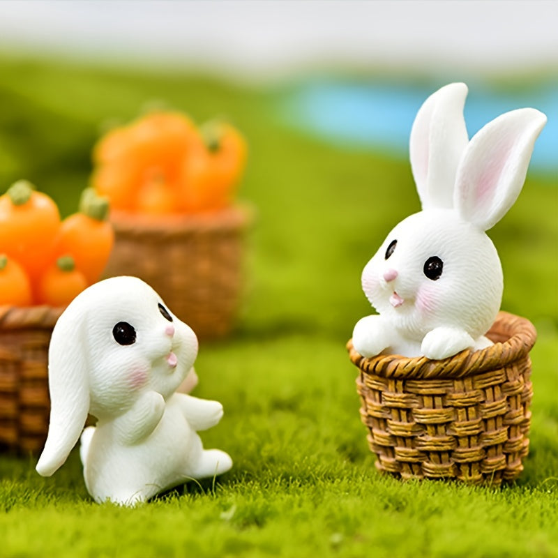 4pcs Little Rabbit Table Decoration Ornaments for Easter Party