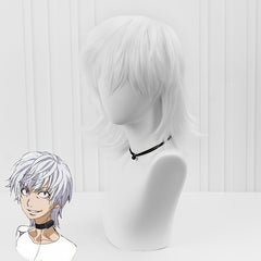 Gray Short Straight Anime Wig