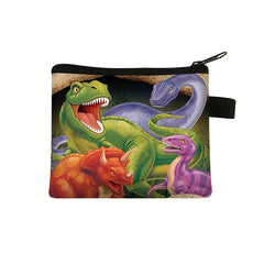 Dinosaur Coin Purse Cartoon Animal Mini Zipper Storage Bag Gift