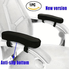 Slow Rebound Memory Foam Armrest Cushion Pad Chair Mat Elbow Rest Cover
