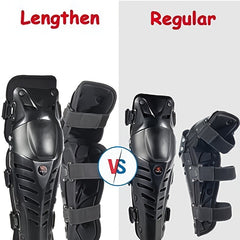 Adjustable Breathable Knee Shin Guard Pads for Motorcycle Cycling Racing