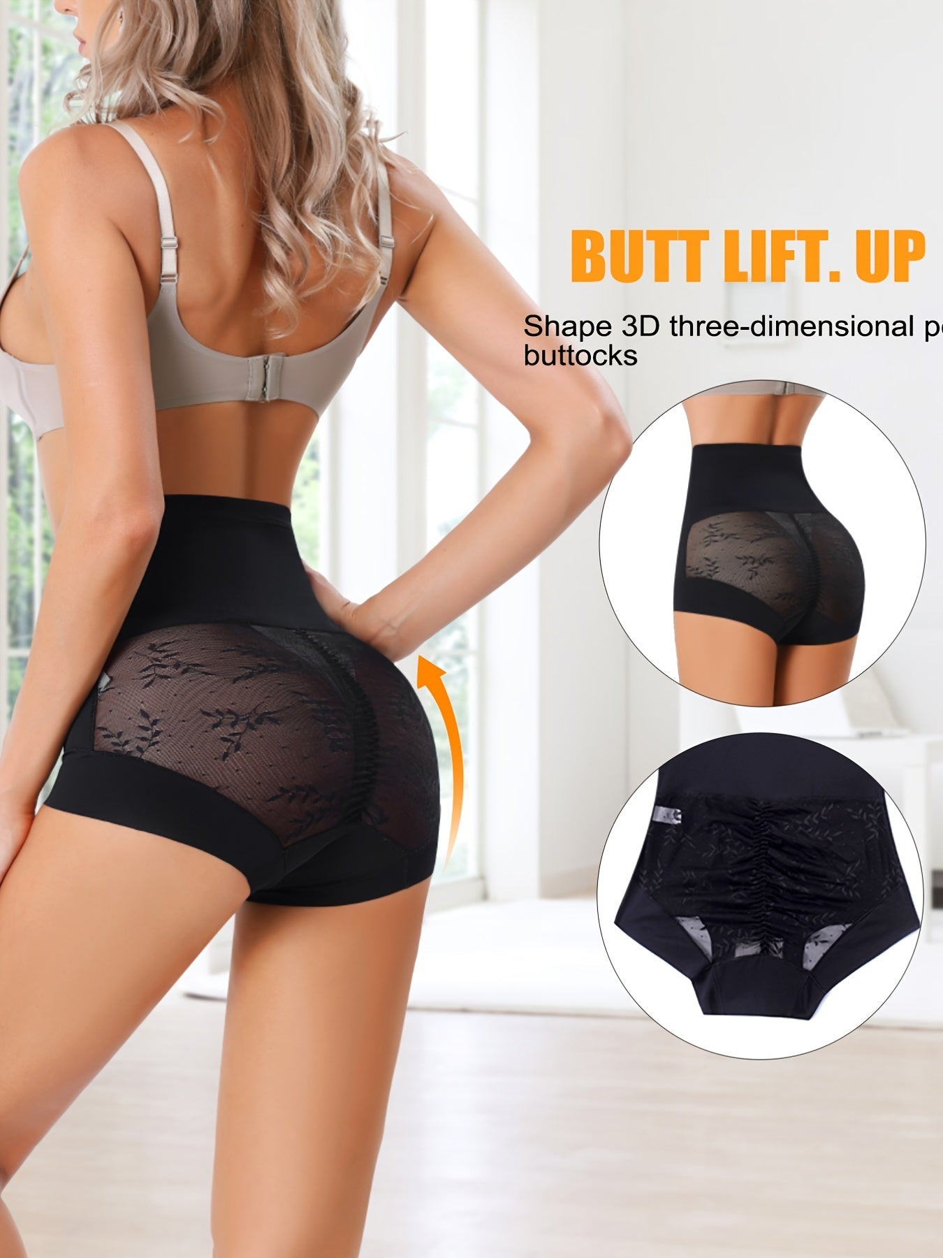 Lace Shaping Panties Bikini Brief Underwear Women's Shapewear