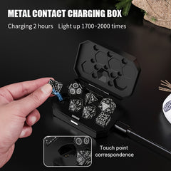 7pcs LED Dice Set USB Rechargeable Breathing Lights