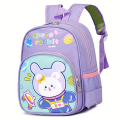 Kids Astronaut Rabbit Backpack, Lightweight School Bag for Kindergarten