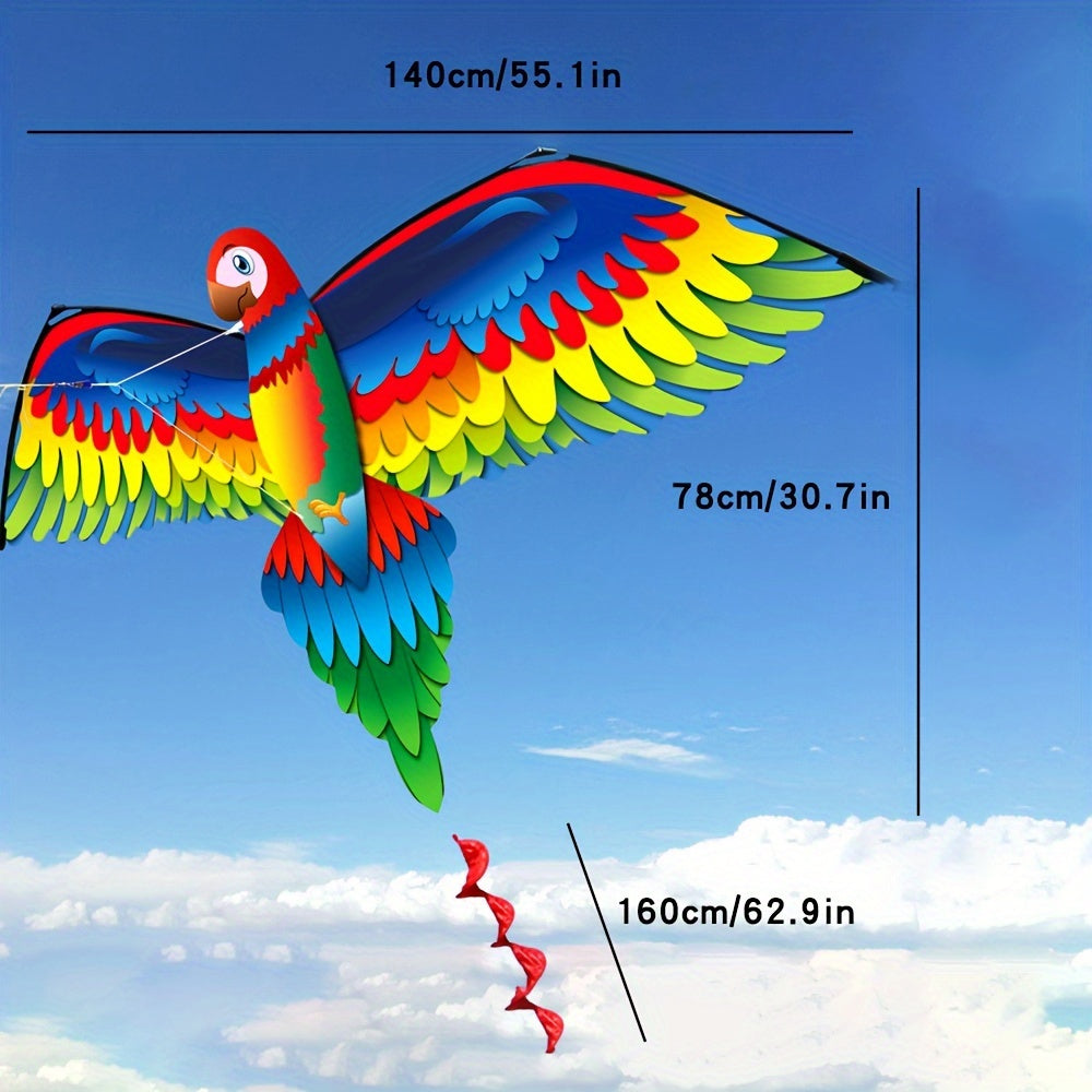 3D Parrot Kite Outdoor Activity Flying Toy