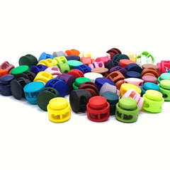 10pcs Plastic Spring Buckle Stopper Hat Elastic Rope Lock