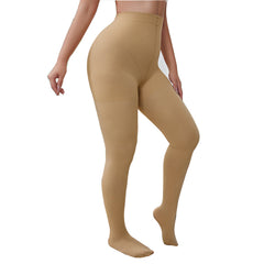 15-20mmHg Compression Pantyhose for Women Opaque Closed Toe Stocking