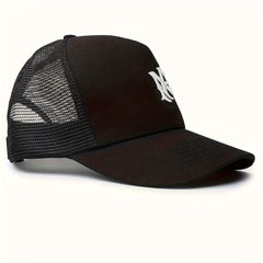 Letter Embroidery Trucker Hat Vintage Baseball Cap Dad Hat