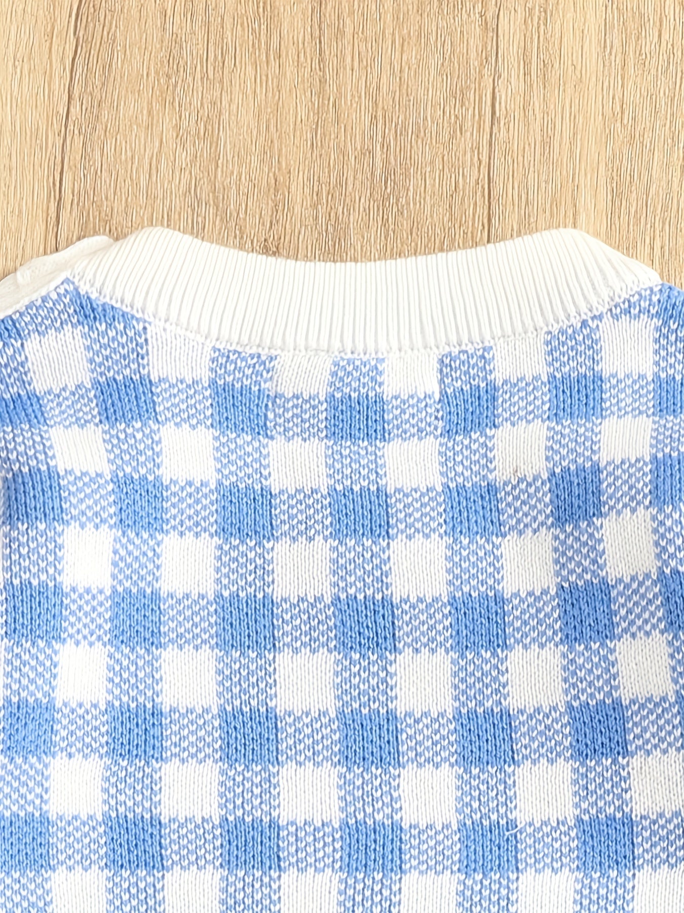 Baby Boys Cotton Plaid Sweater Top Kids Pullover