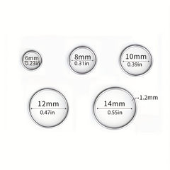 316 Stainless Steel Open Earrings Nose Lip Ring