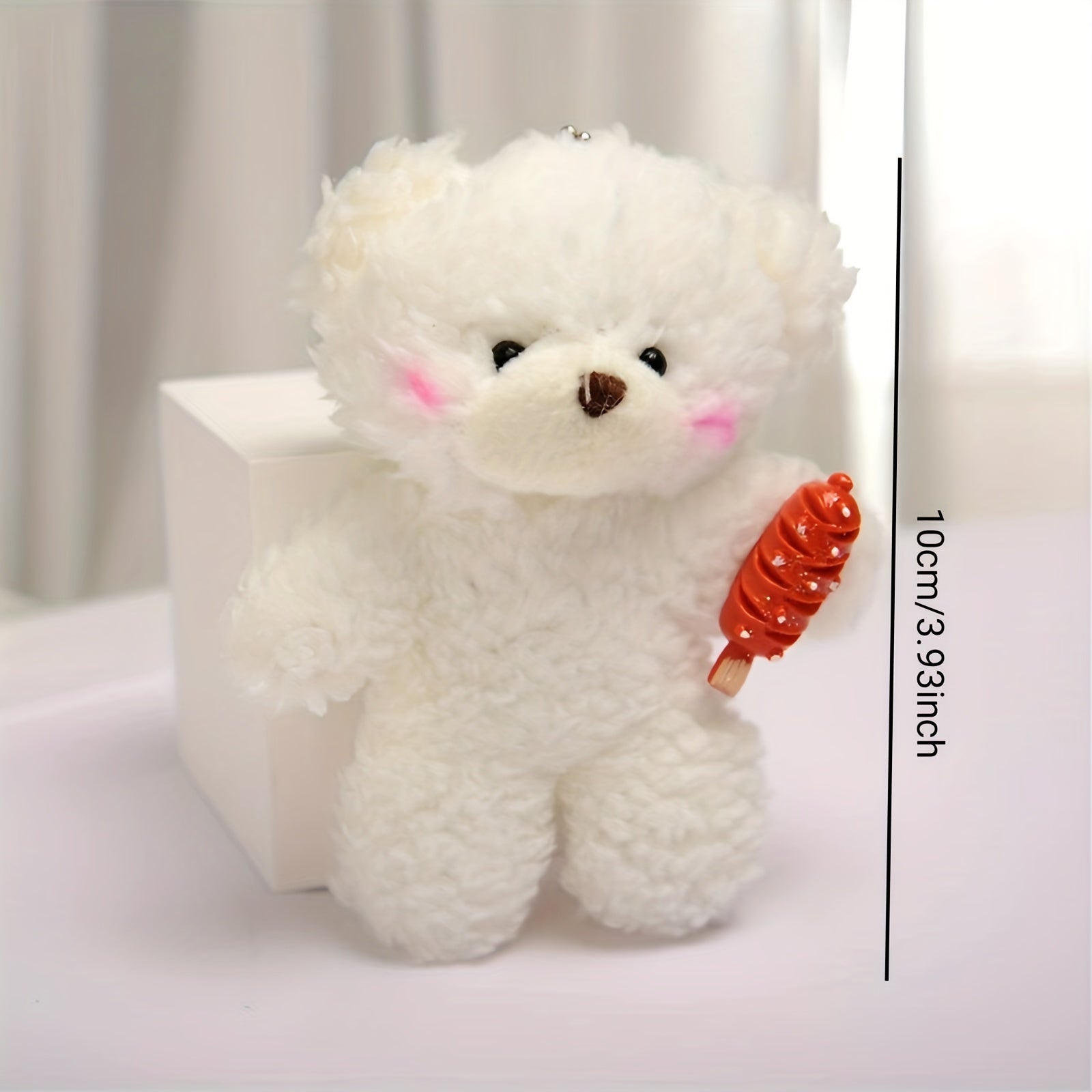 Teddy Bear Plush Toy Conjoined Bear Doll Bear Toy Small Gift Keychain