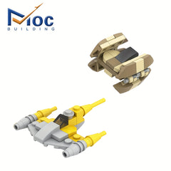 Naboo N1 & Vulture Fighter Block Set DIY Toy Gift for Movie Fans