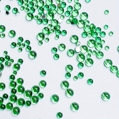 450pcs Colorful Foil Round Jewel Gems Acrylic Rhinestones For Crafts