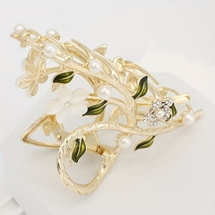 Large Flower Hair Clip Metal Claw Hair Accessory Girls Kids