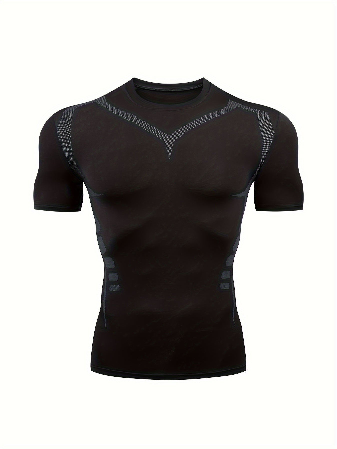 Men's Compression Shirt Short Sleeve Cold Weather Baselayer Undershirt