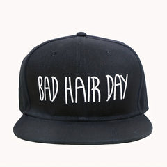 2 Pack Letter Embroidery Beanie Hat Flat Brim Baseball Cap