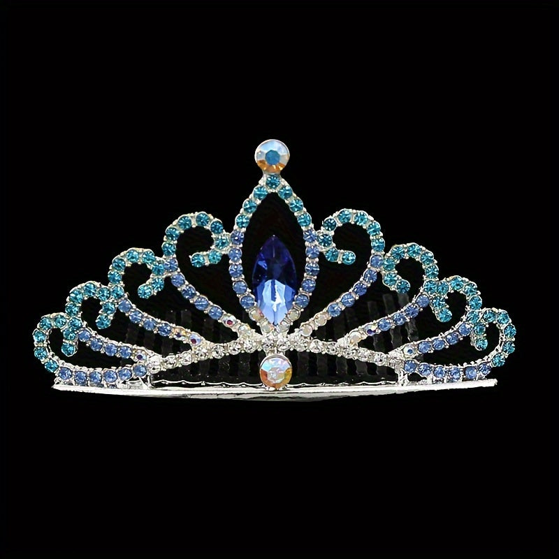 Rhinestones Bridal Headdress Princess Crown Hair Accessories