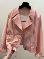 Solid Zip Up Jacket Long Sleeve Outerwear With Pockets