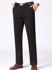 Men's Formal Solid Dress Pants Spring/Fall Business