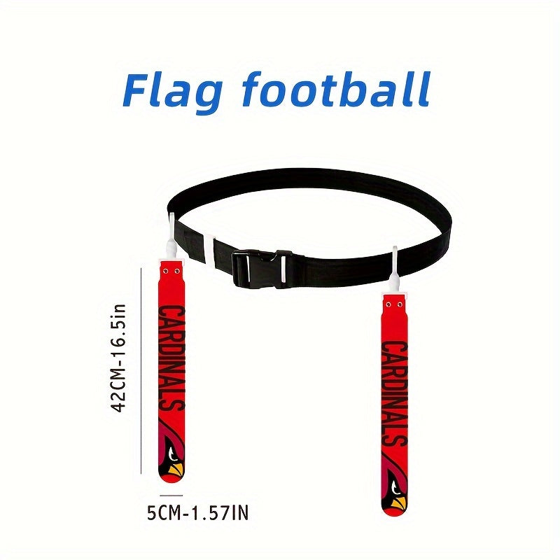 Red Bird Waist Flag Rugby Football Flag With Buckle