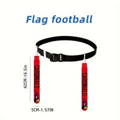Red Bird Waist Flag Rugby Football Flag With Buckle