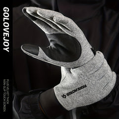 Winter Cycling Gloves Warm Windproof Waterproof Velvet Cold-proof