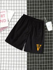 Men's Casual Elastic Waist Drawstring Shorts