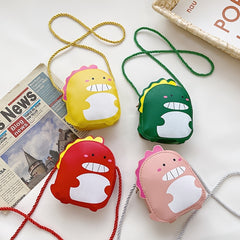 Kids Dino Messenger Bag Coin Purse Girls Shoulder Bag
