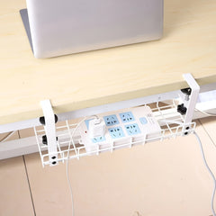 Desktop Cable Organizer Tray - Wire Management Rack