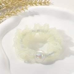 3pcs Faux Pearl Hair Ties Hair Bands for Girls