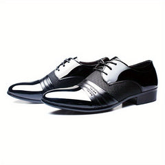 Men's Pointed Toe Derby Shoes Non Slip Dress Shoes For Wedding Business