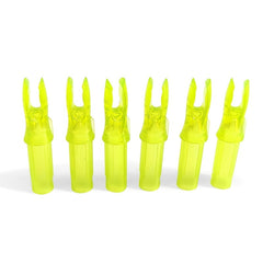 6pcs Archery Arrows with Plastic Insert Tail Nocks