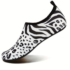 Leopard Print Quick Dry Beach Aqua Shoes for Women