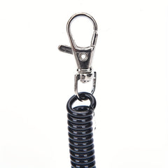 Telescopic Plastic Spring Lanyard Keychain