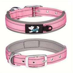 Reflective Space Cotton Pet Collar for Medium Large Dogs