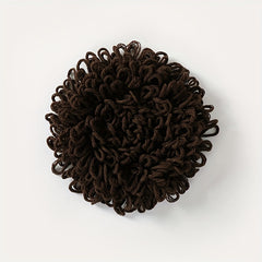 Knitted Wig Cap Curly Hair Wig Hat Cap for Men and Women