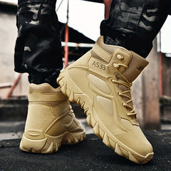 Men's Tactical Boots Wear-resistant Outdoor Shoes For Hiking Climbing