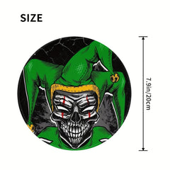 Green Devil Round Gaming Mouse Pad 20x20cm