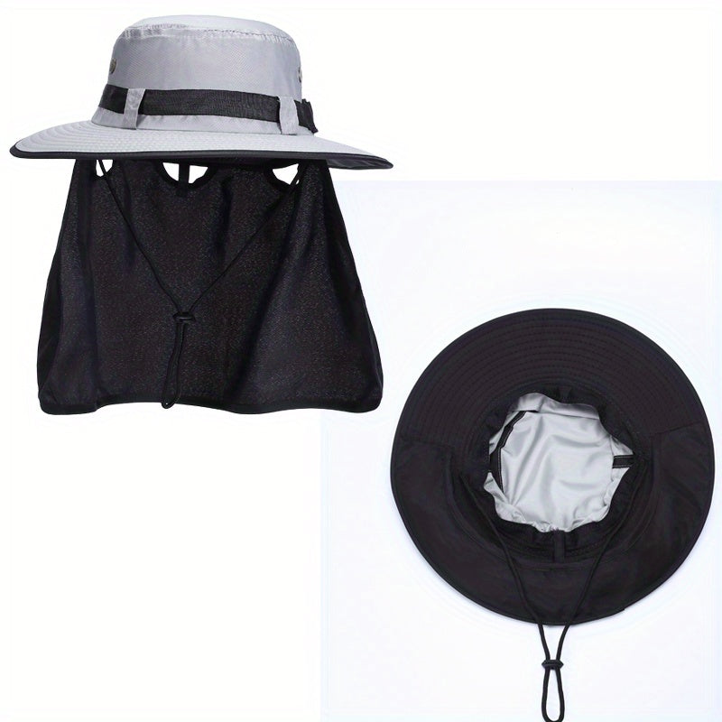 Adjustable Brim Sun Hat for Outdoor Activities