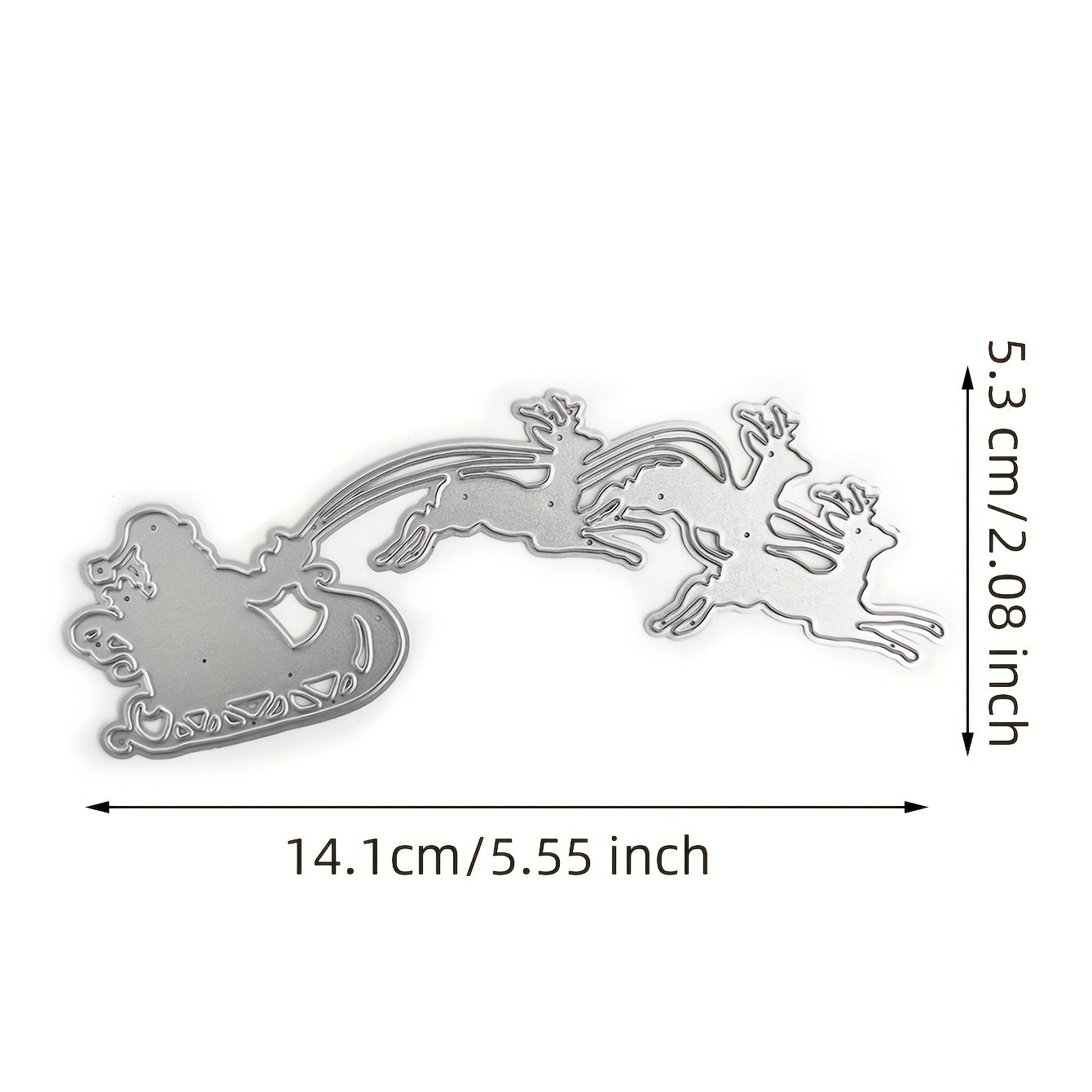 1pc Christmas Santa Claus Scrapbooking Metal Die Cut