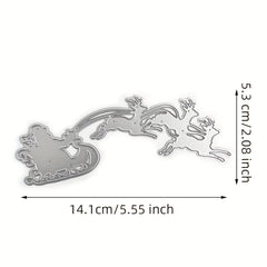 1pc Christmas Santa Claus Scrapbooking Metal Die Cut