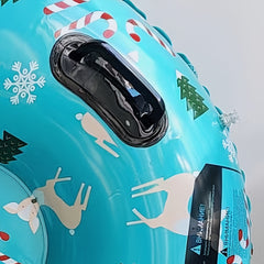 1pc Inflatable Christmas Snow Skiing Circle Sled PVC Outdoor Snow Skiing Circle